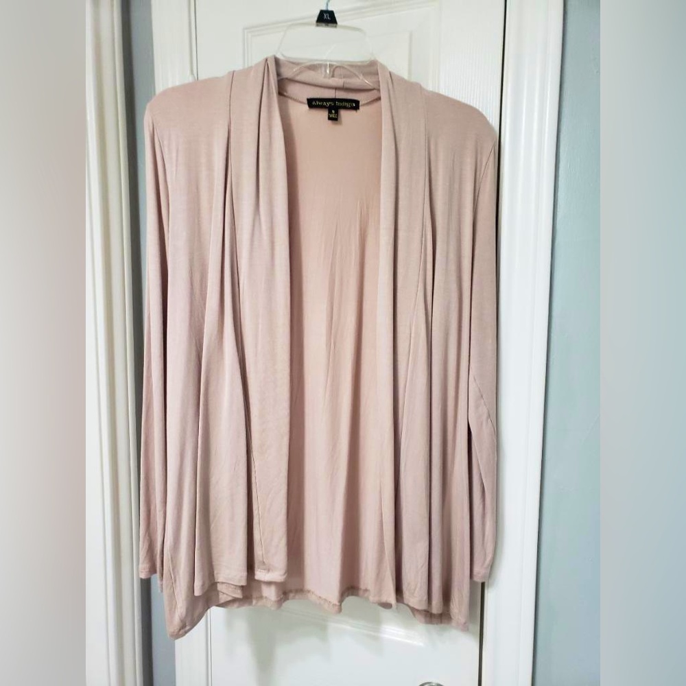 blush pink light cardigan!